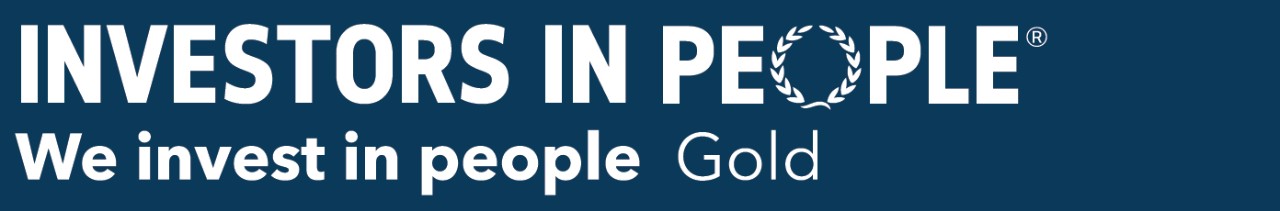 we invest in people - gold R - white