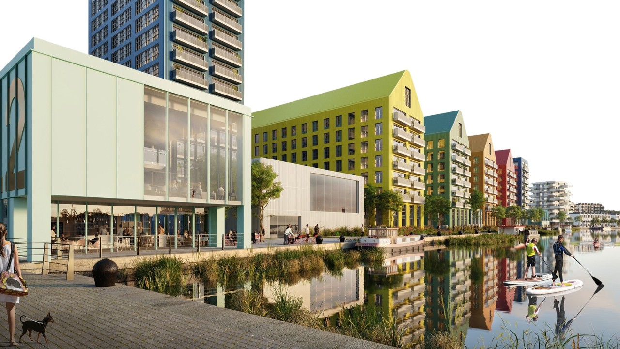 CGI of Wirral Waters development