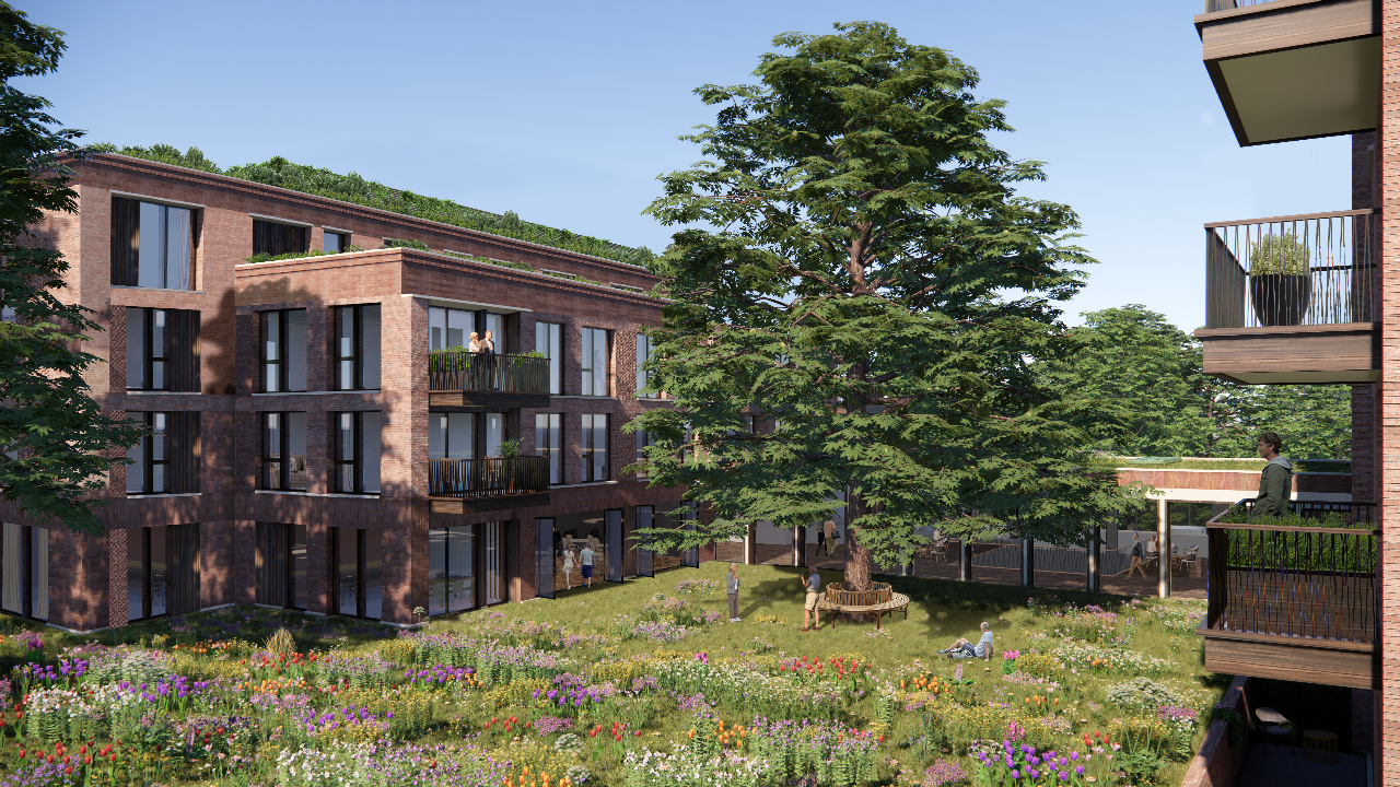 CGI of senior living apartments - Henley-on-Thames 