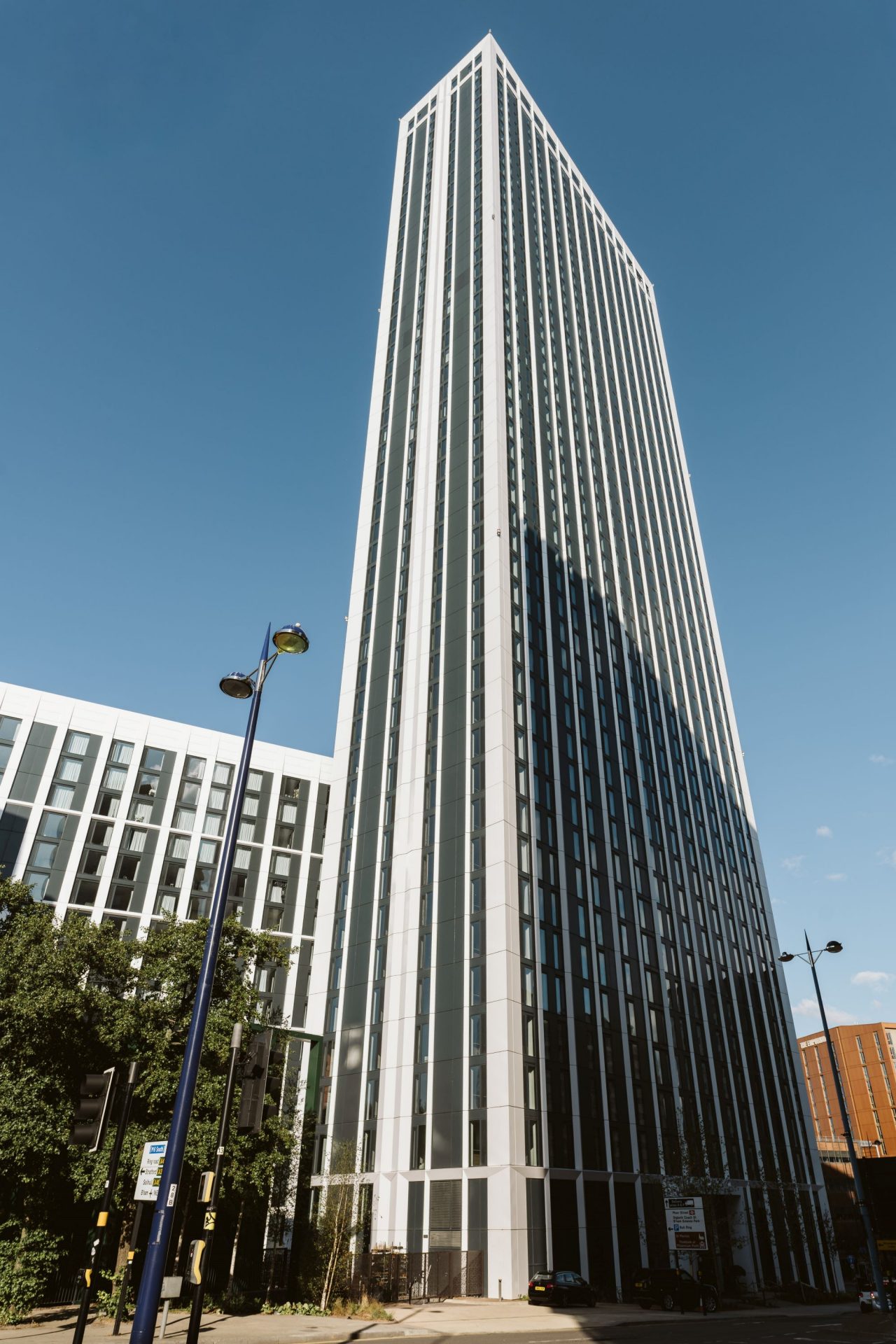 OES vertical image -external shot of building tower