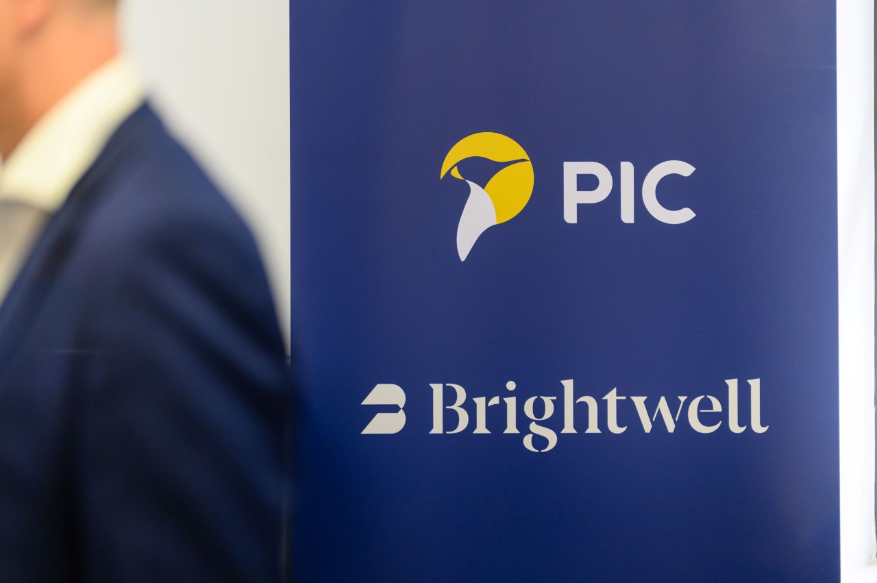 PIC and Brightwell logo poster