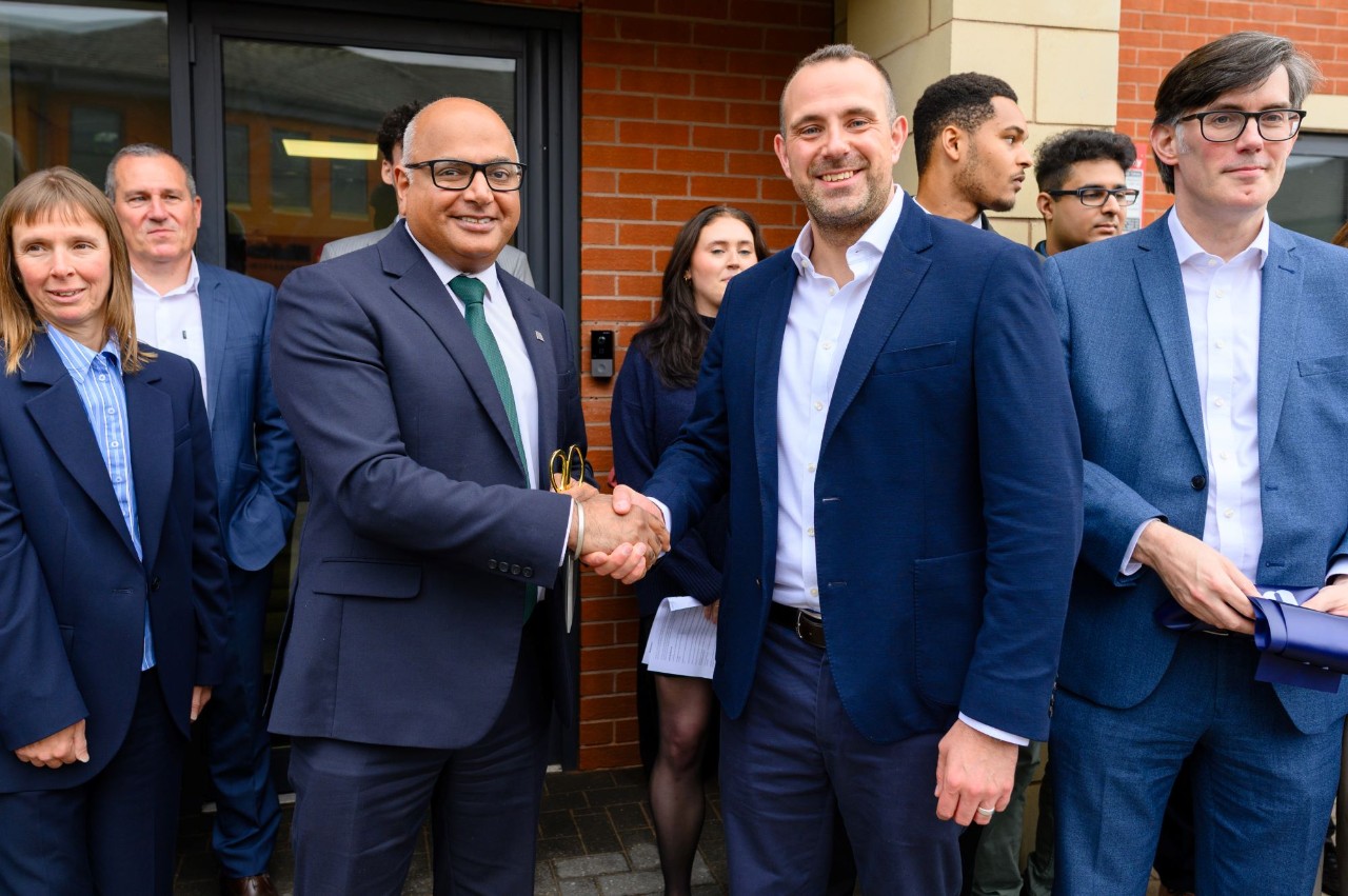 two men shaking hands