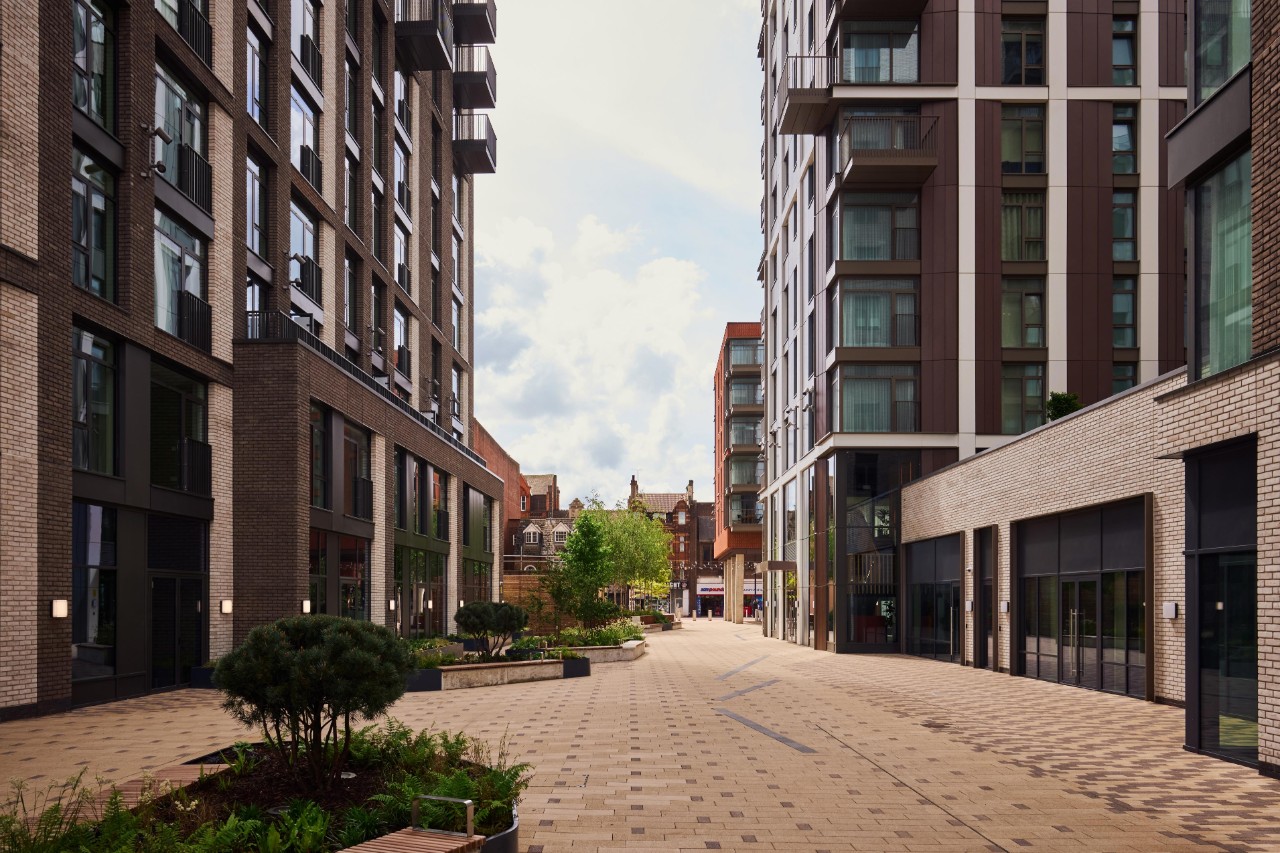 outside walkway and entrance